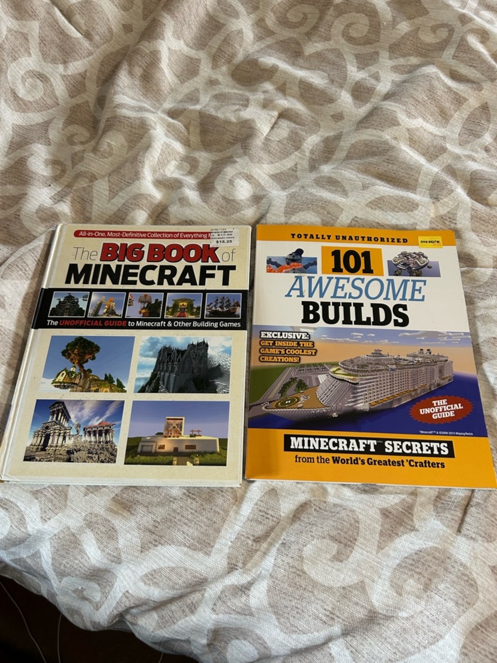 Triumph Minecraft Back Covers - Blue & Yellow Accents